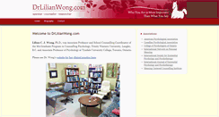 Desktop Screenshot of drlilianwong.com